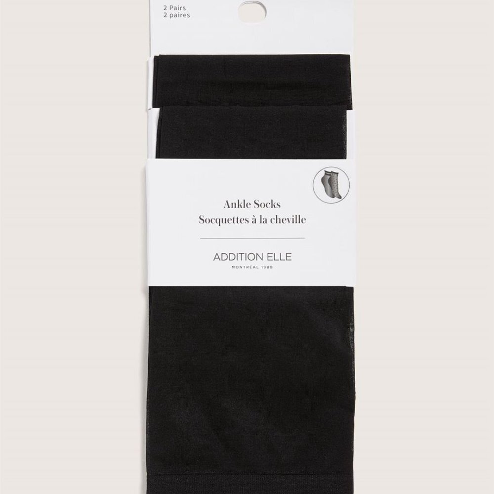 🆕Sheer patterned ankle socks 2 pk NWT
